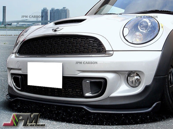 [JPMCarbon] GB Style Carbon Fiber Front Bumper Add-on Lip Fits For 2007-2013 Mini R56 Cooper S Only
