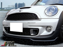 [JPMCarbon] GB Style Carbon Fiber Front Bumper Add-on Lip Fits For 2007-2013 Mini R56 Cooper S Only