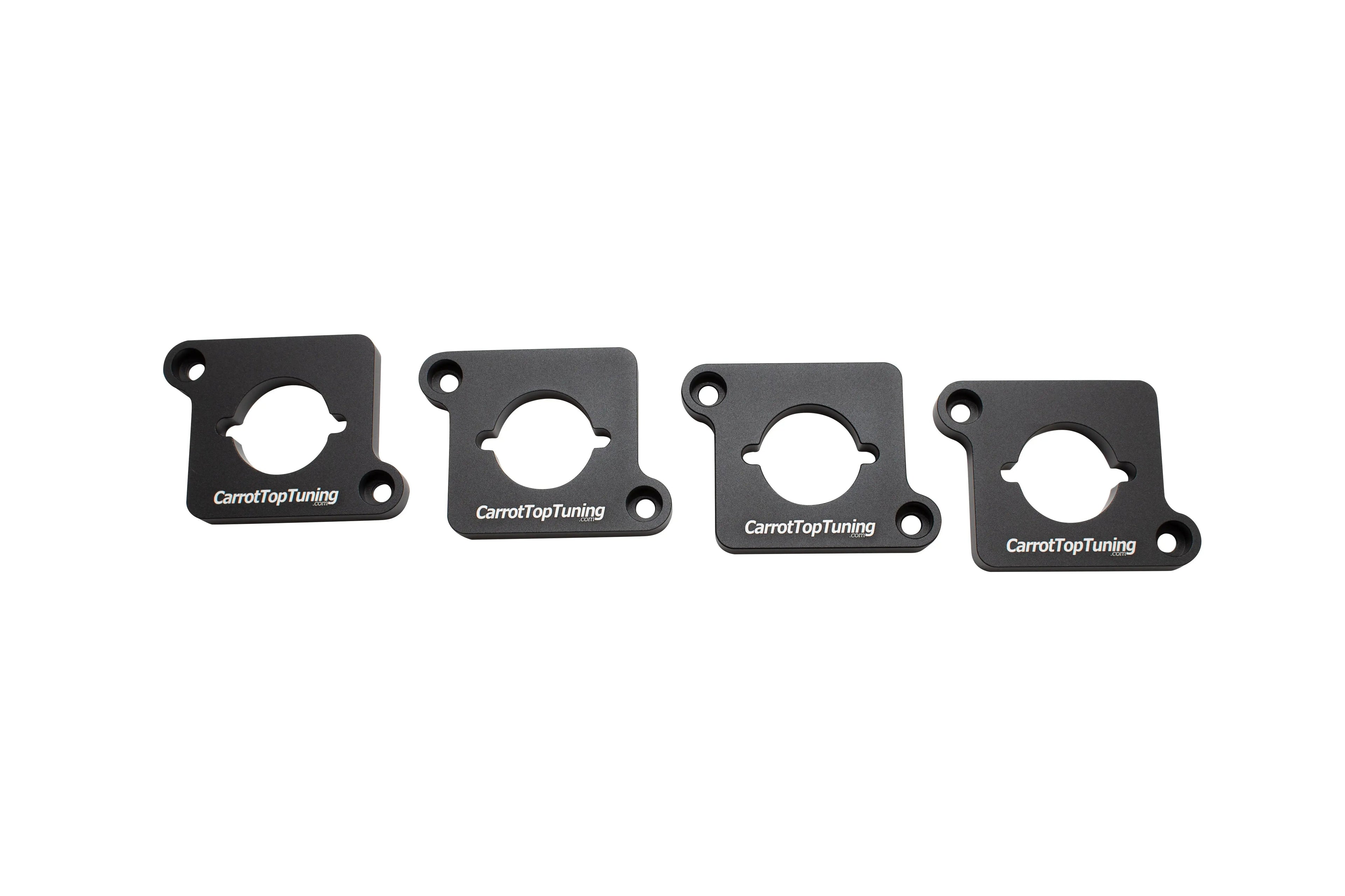 CNC Billet 1.8T to 2.0T / R8 Coil Pack Adapters Spacers VW GTI JETTA GOLF PASSAT | AUDI A4 A6 TT | Black