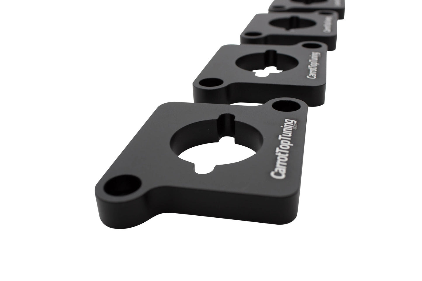 CNC Billet 1.8T to 2.0T / R8 Coil Pack Adapters Spacers VW GTI JETTA GOLF PASSAT | AUDI A4 A6 TT | Black
