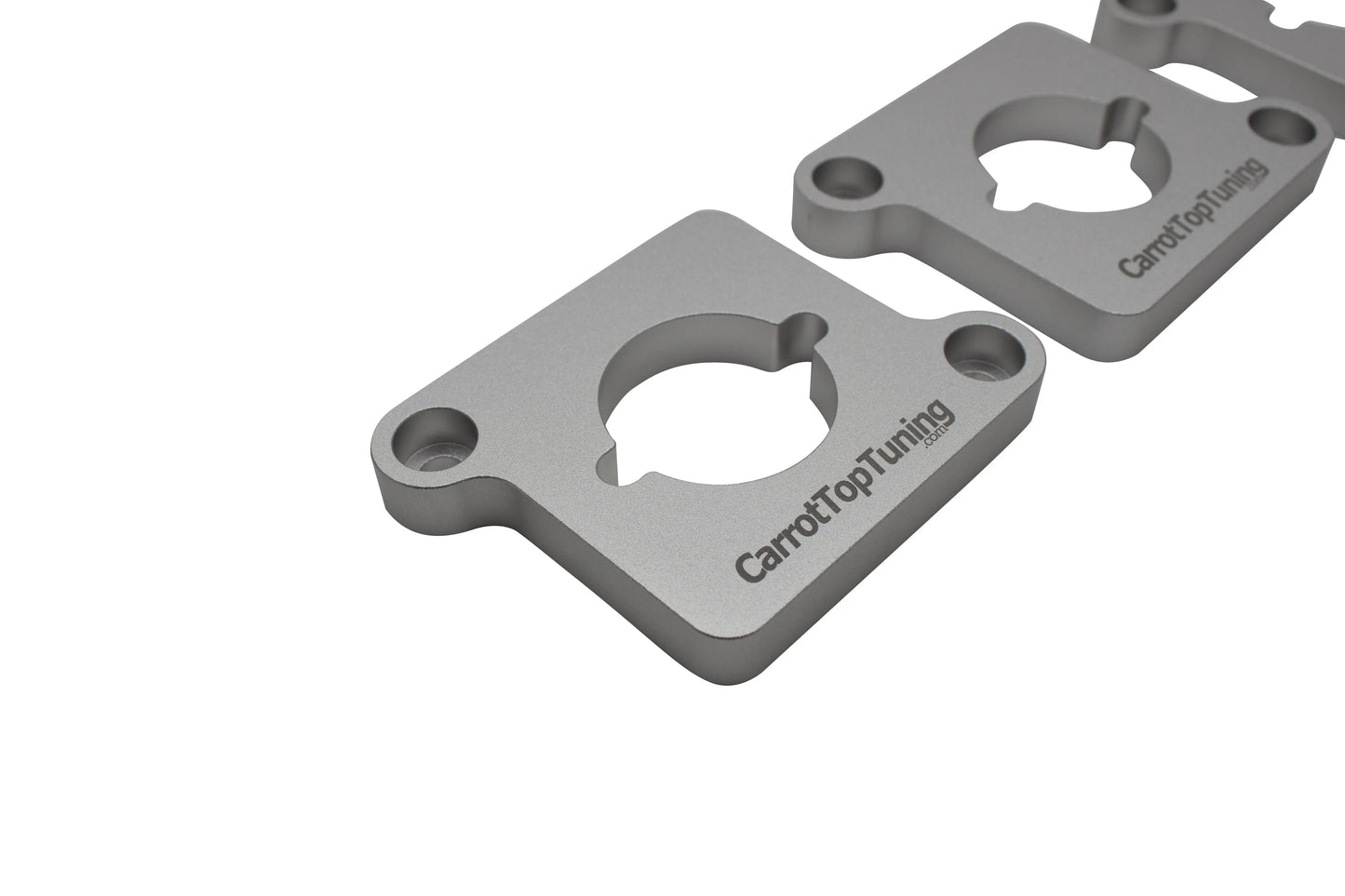 CNC Billet 1.8T to 2.0T / R8 Coil Pack Adapters Spacers VW GTI JETTA GOLF PASSAT | AUDI A4 A6 TT | Silver