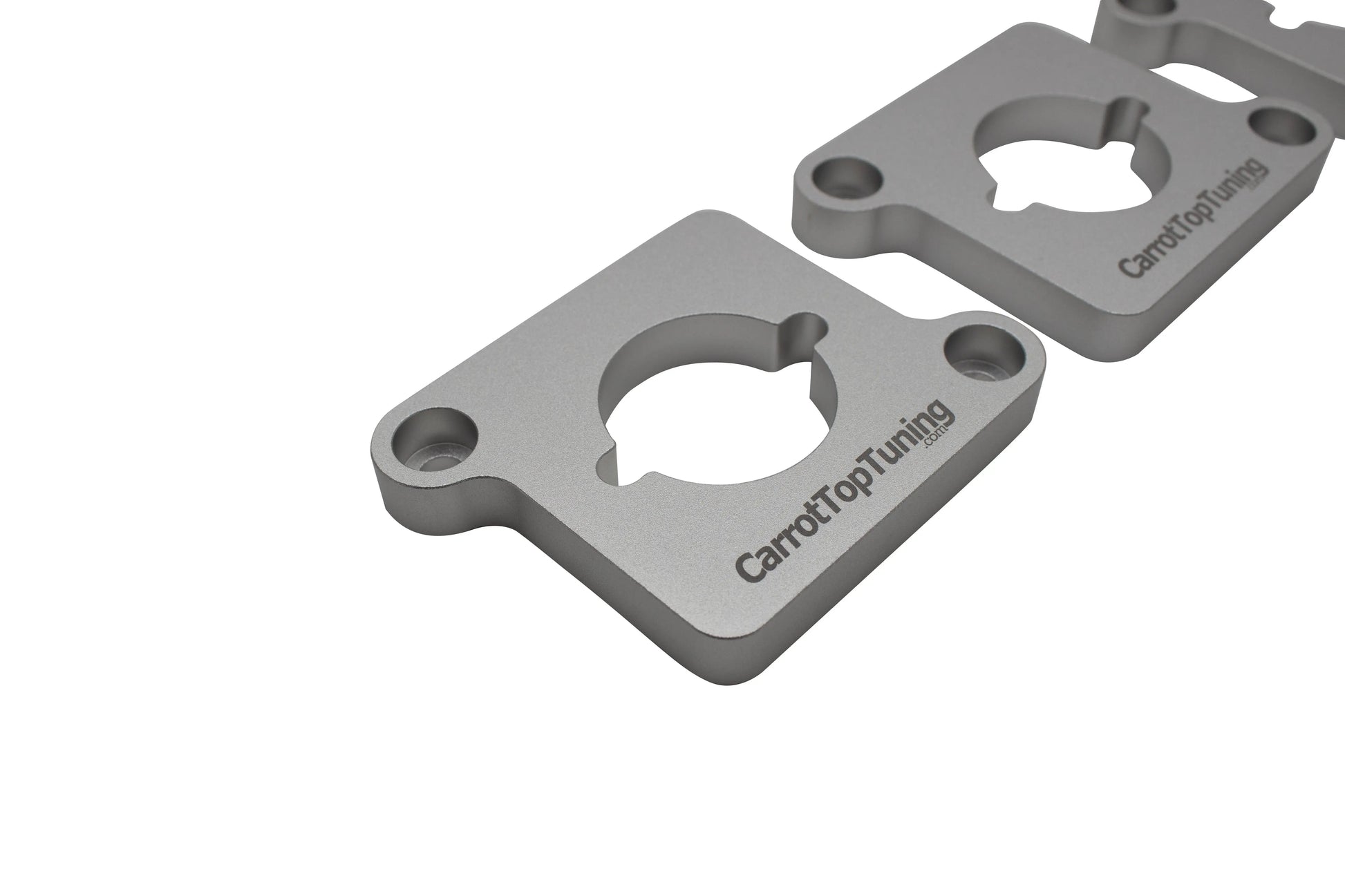 CNC Billet 1.8T to 2.0T / R8 Coil Pack Adapters Spacers VW GTI JETTA GOLF PASSAT | AUDI A4 A6 TT | Silver