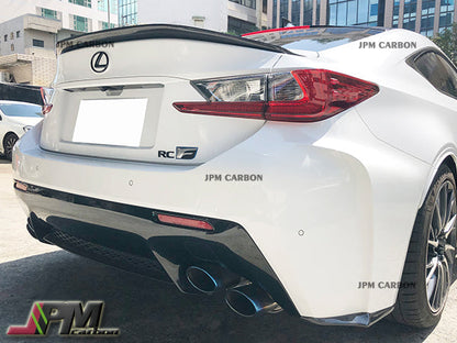 [JPMCarbon] VR Style Carbon Fiber Trunk Spoiler Wing Fits For 2015-2018 Lexus RC-F Only