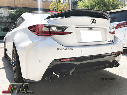 [JPMCarbon] VR Style Carbon Fiber Trunk Spoiler Wing Fits For 2015-2018 Lexus RC-F Only