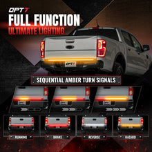 OPT7 Redline Parlux Triple Tailgate Light Bar 60" Bundle for Chevy Silverado-GMC Sierra 1500 19-21 Connect Harness
