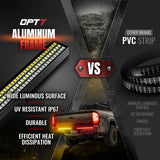 Redline Parlux Triple Row LED Tailgate Light Bar for Tacoma with Reverse Light, Brake Light & Sequential Turn Signals