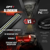 Redline Parlux Triple Row LED Tailgate Light Bar for Tacoma with Reverse Light, Brake Light & Sequential Turn Signals