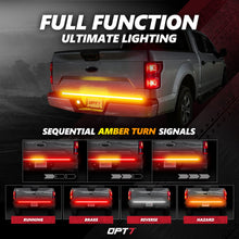 OPT7 Redline Triple Tailgate Light Bar 60" Bundle for Ford F150 15-18 Easy Connect Harness