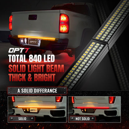Redline Parlux Triple Row Tailgate Light Bar with Reverse & Sequential Turn Signals