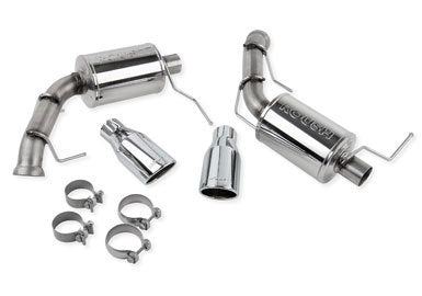 Exhaust Kit Dual Axle- Back w/ Round Tips