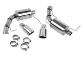 Exhaust Kit Dual Axle- Back w/ Round Tips