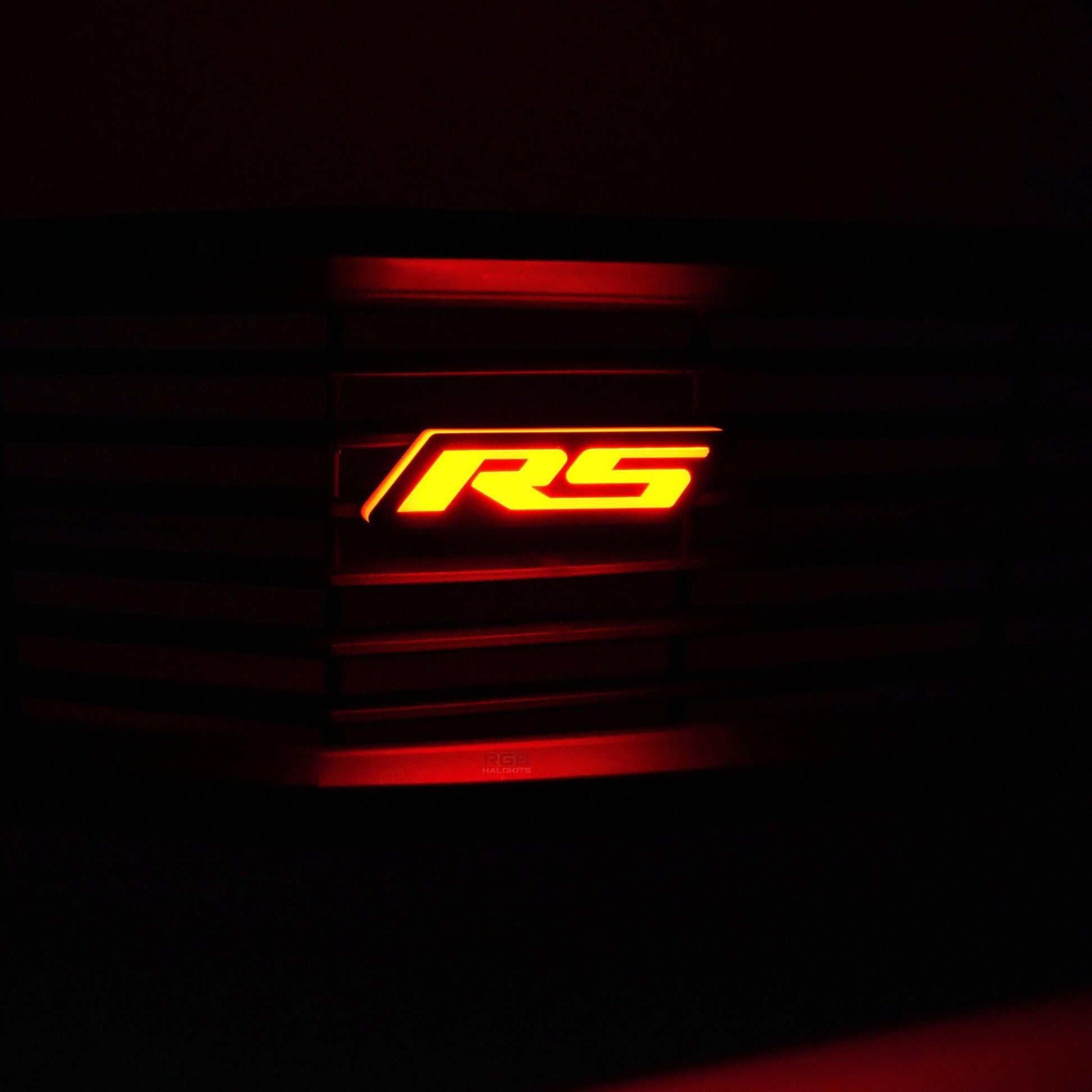RS LED Emblem Badge: (Multicolor Flow)