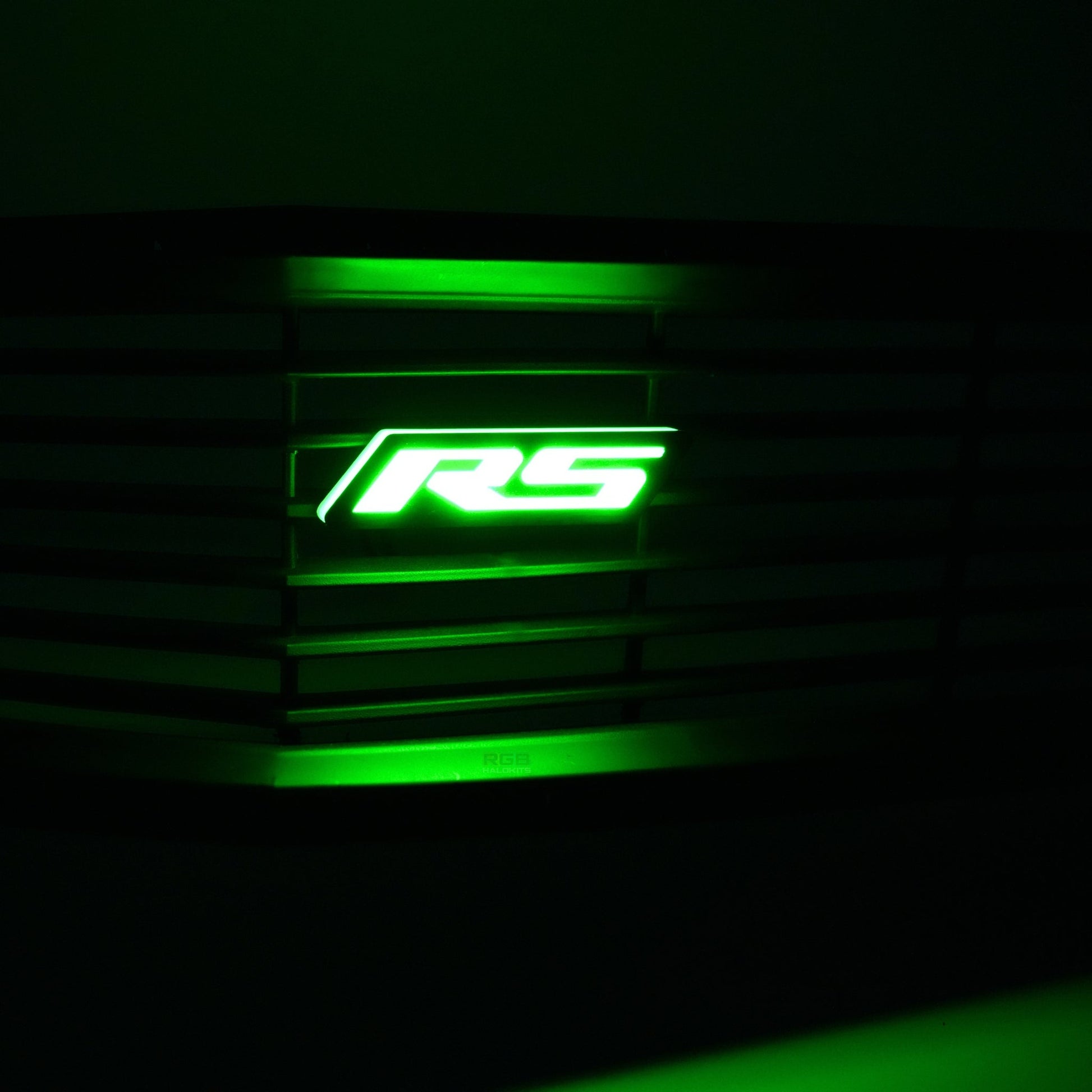 RS LED Emblem Badge: (Multicolor Flow)