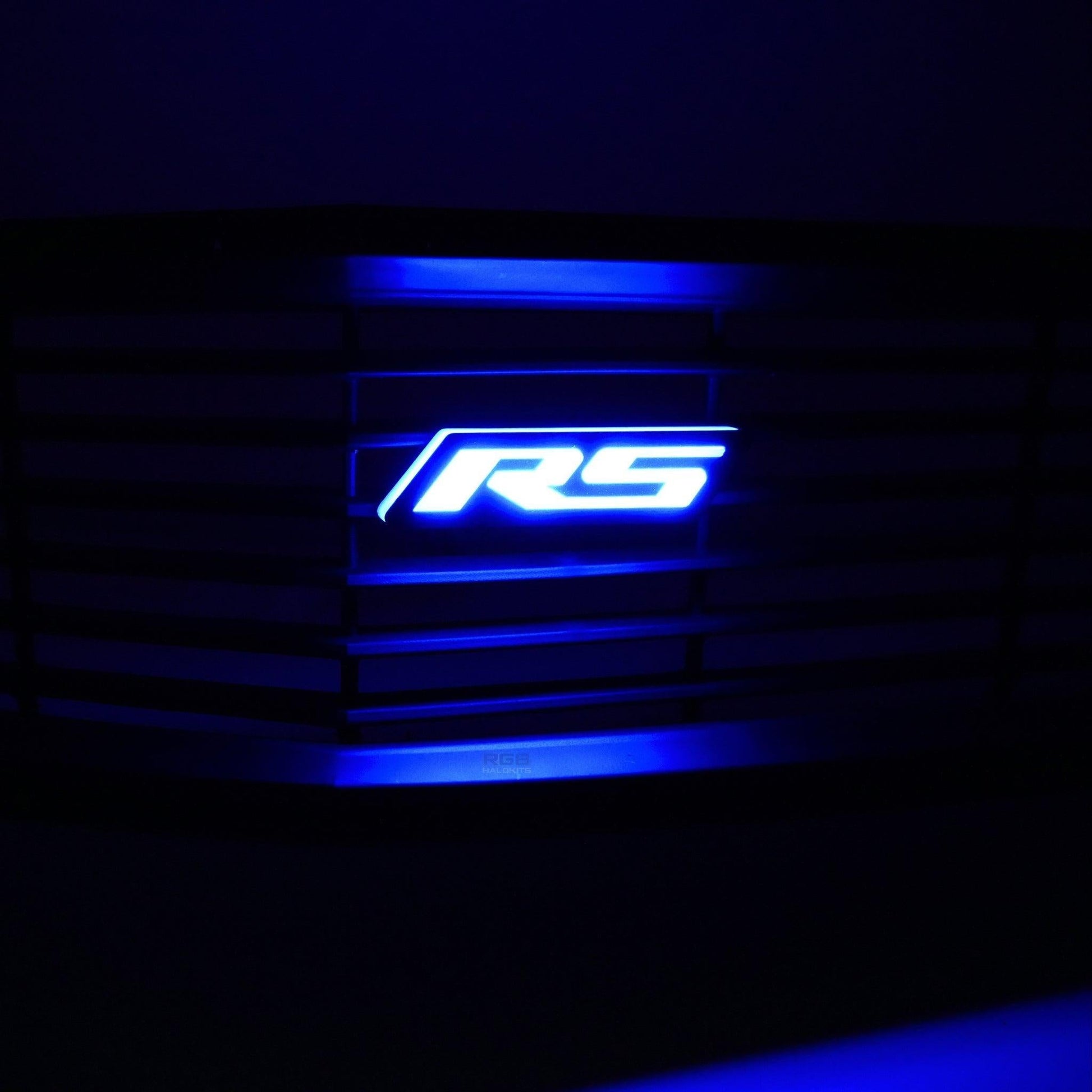 RS LED Emblem Badge: (Multicolor Flow)