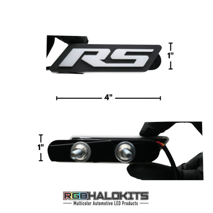 RS LED Emblem Badge: (Multicolor Flow)