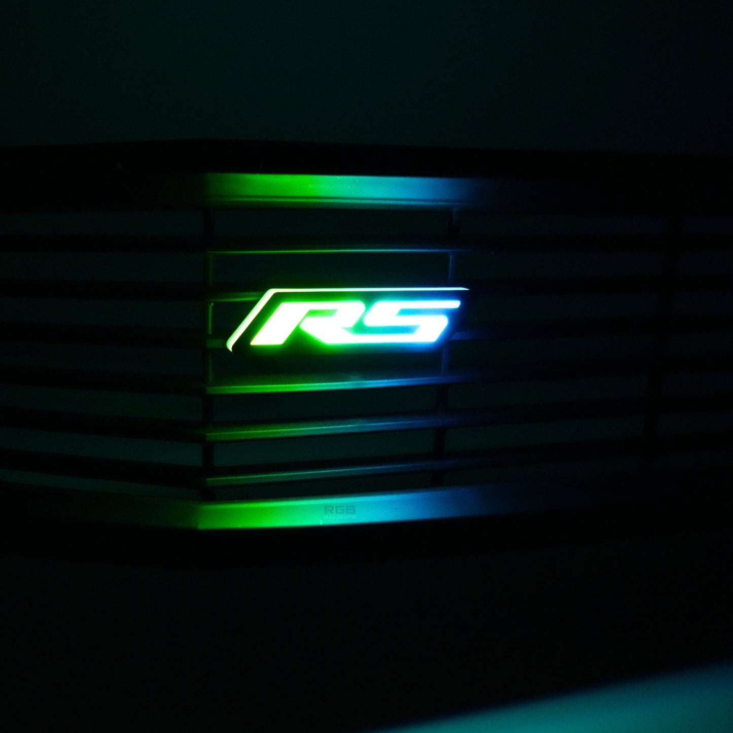RS LED Emblem Badge: (Multicolor Flow)