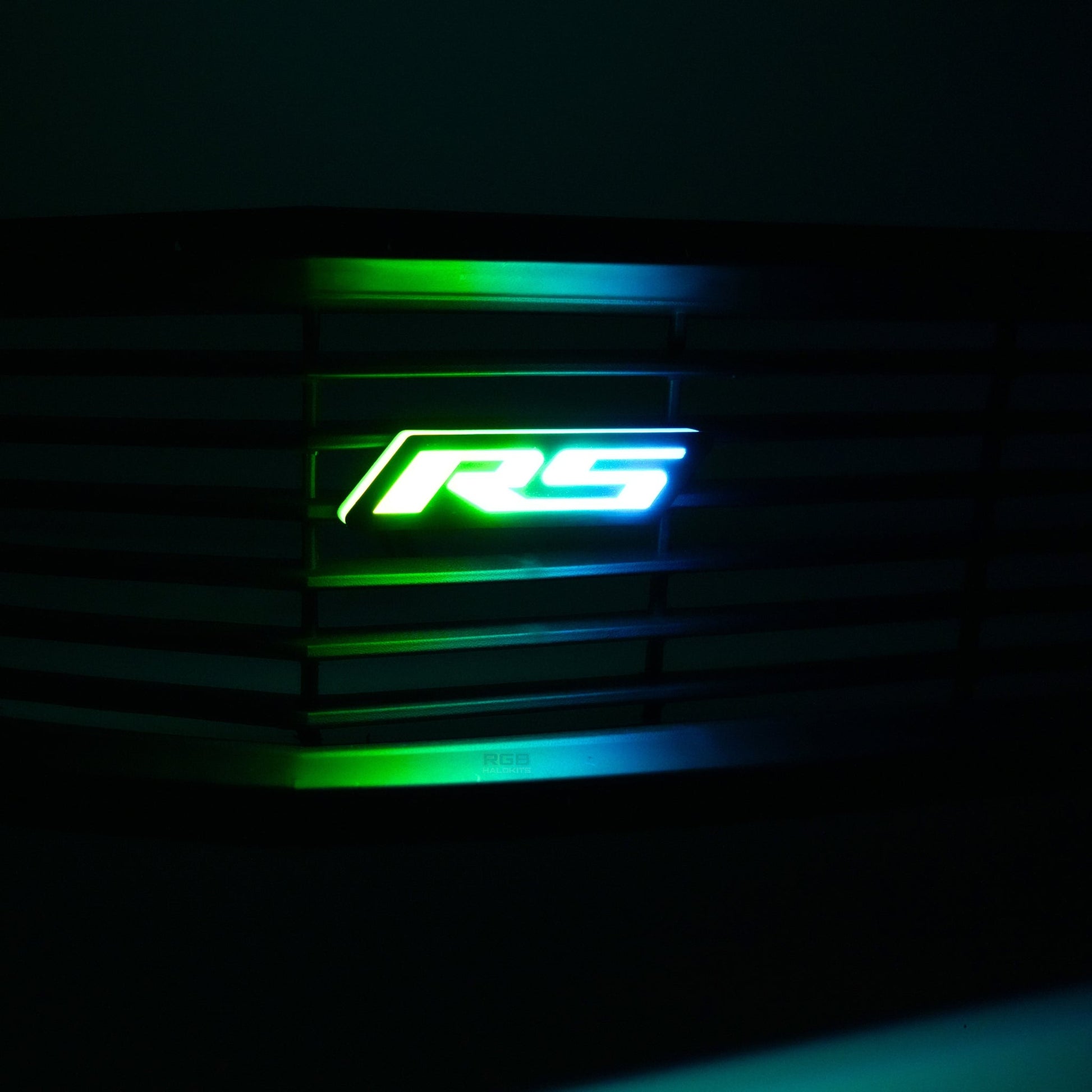 RS LED Emblem Badge: (Multicolor Flow)