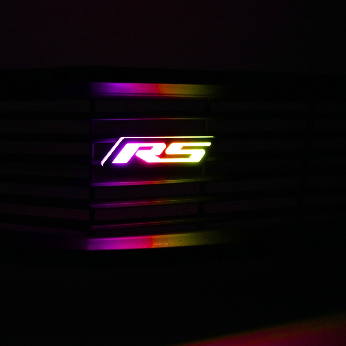 RS LED Emblem Badge: (Multicolor Flow)