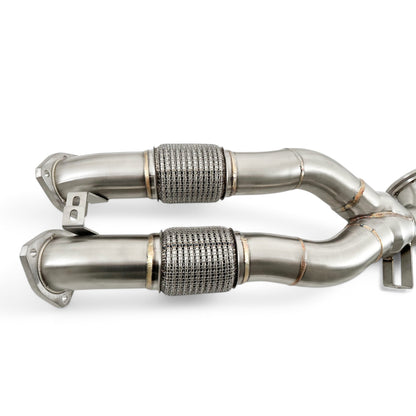 2.5T Race Downpipe For 2018+ Audi RS3 8V, RS3 8Y & TTRS 8S | Palenon Performance