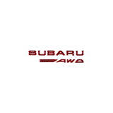 Racing Art Carbon Fiber Subaru AWD Trunk Emblem
