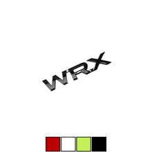 Racing Art WRX Trunk Emblem - Red / Black / Neon Yellow / White [Universal]
