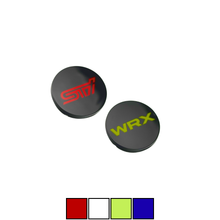 Racing Art [WRX/STI/BRZ] Factory Subaru Wheel Center Caps w/ WRX or STI Logo | Red, Blue, Neon Yellow, White