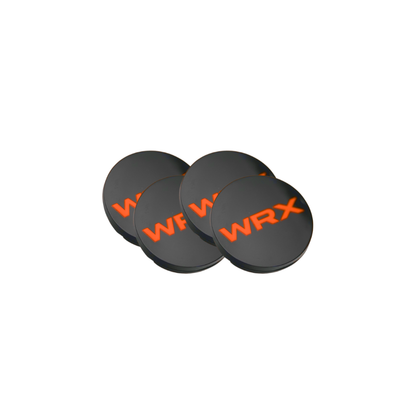 Racing Art [WRX/STI/BRZ] Factory Subaru Wheel Center Caps w/ WRX or STI Logo | Red, Blue, Neon Yellow, White