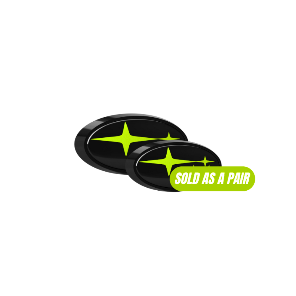 Racing Art [22-25 WRX] Front + Rear Emblem Kit