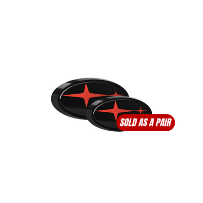 Racing Art [22-25 WRX] Front + Rear Emblem Kit