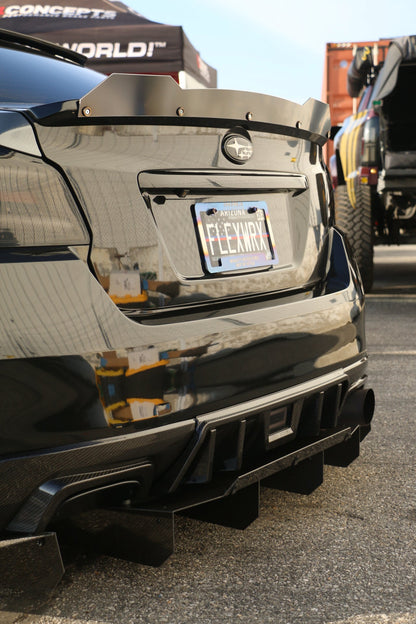 OLM LE Dry Carbon Fiber Rear Diffuser - 2015-2021 Subaru WRX / STI