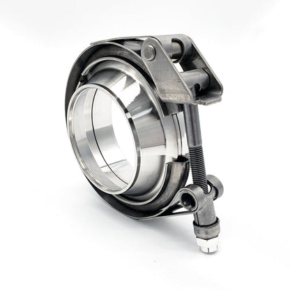 4.500" x 4.000" Reducing V-Band Assembly "Male/Female" 304 Stainless - Quick Release Clamp
