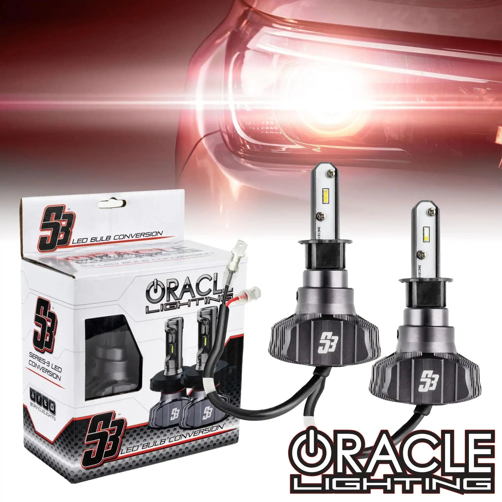 ORACLE Lighting H3 - S3 LED Light Bulb Conversion Kit (High Beam)