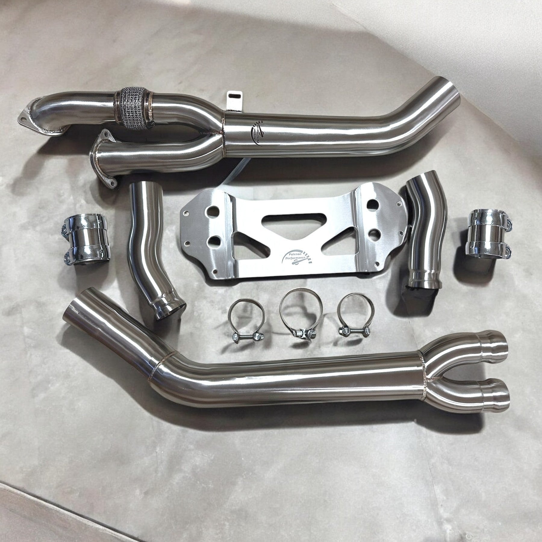 3.5 Inch S58 Race Downpipe For BMW M3 G80, M2 G87, M4 G82, M4 G83