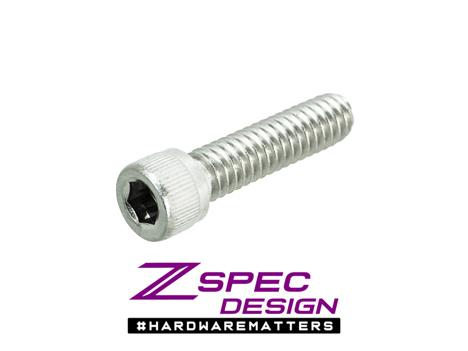 ZSPEC SAE 1/4"- 20 x 1in Socket-Cap Fasteners, Stainless, 10-Pack