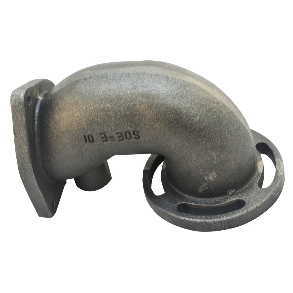 Cast iron turbocharger downpipe 90° 2 1/2" T3 4 bolts