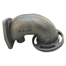 Cast iron turbocharger downpipe 90° 2 1/2" T3 4 bolts