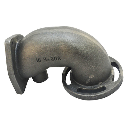 Cast iron turbocharger downpipe 90° 2 1/2" T3 4 bolts