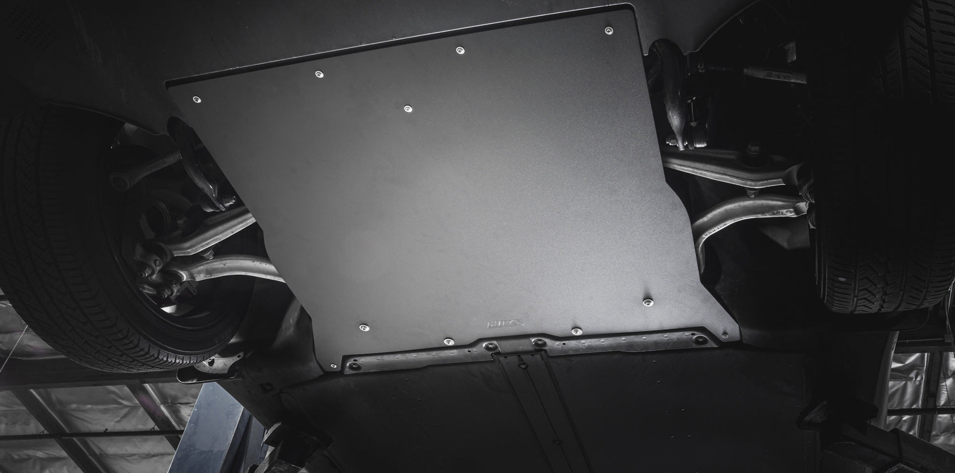 HPS Black Aluminum Skid Plate Undertray Protection Shield Tesla Model 3