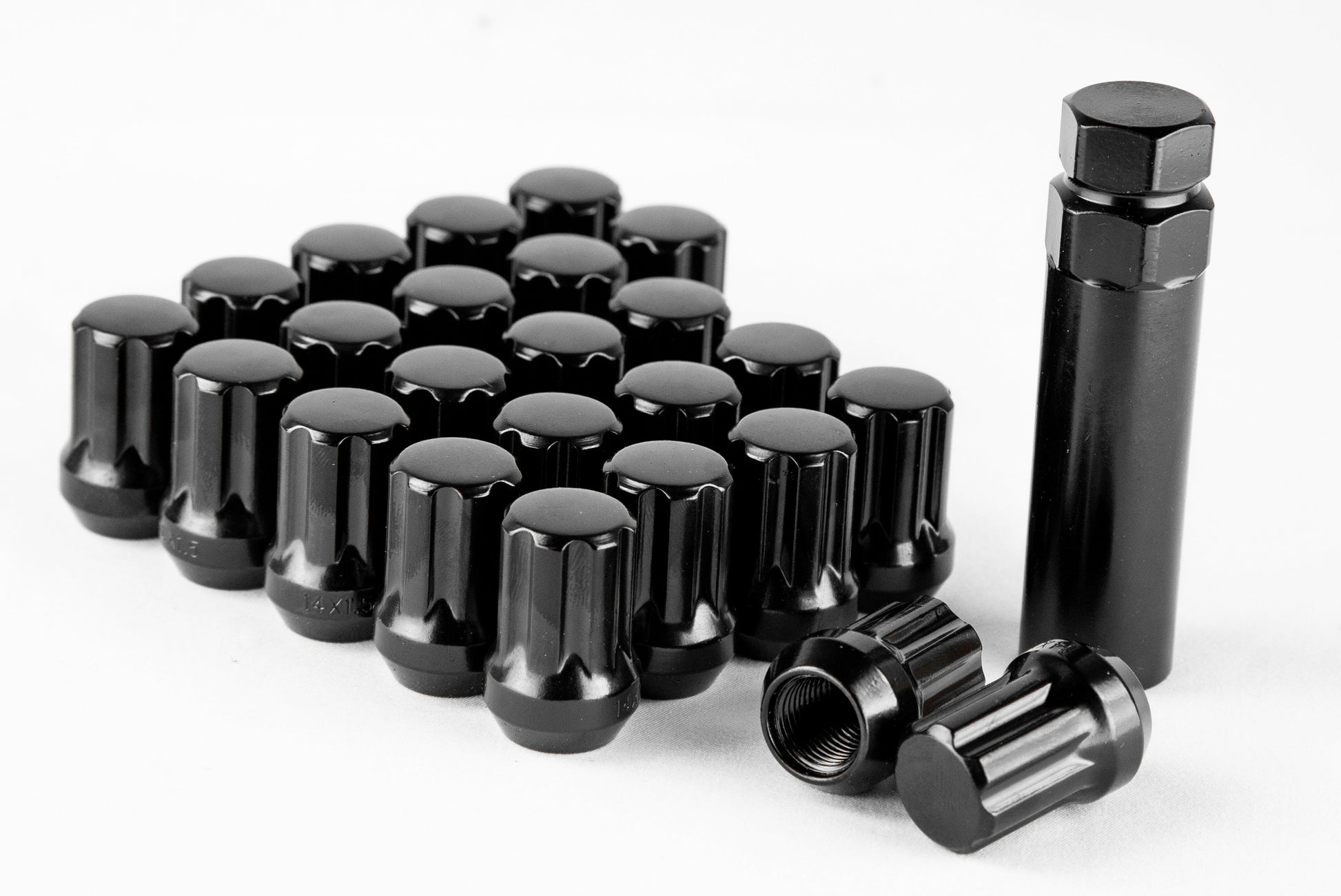 Aodhan Spline Lug nuts Set - Conical Seat ,35mm Overall Size