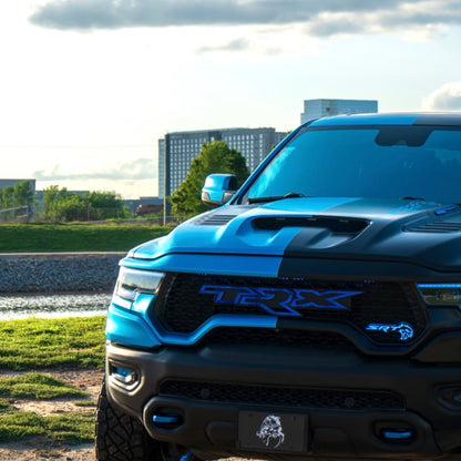 SRT Hellcat LED Emblem Badge: (Multicolor)