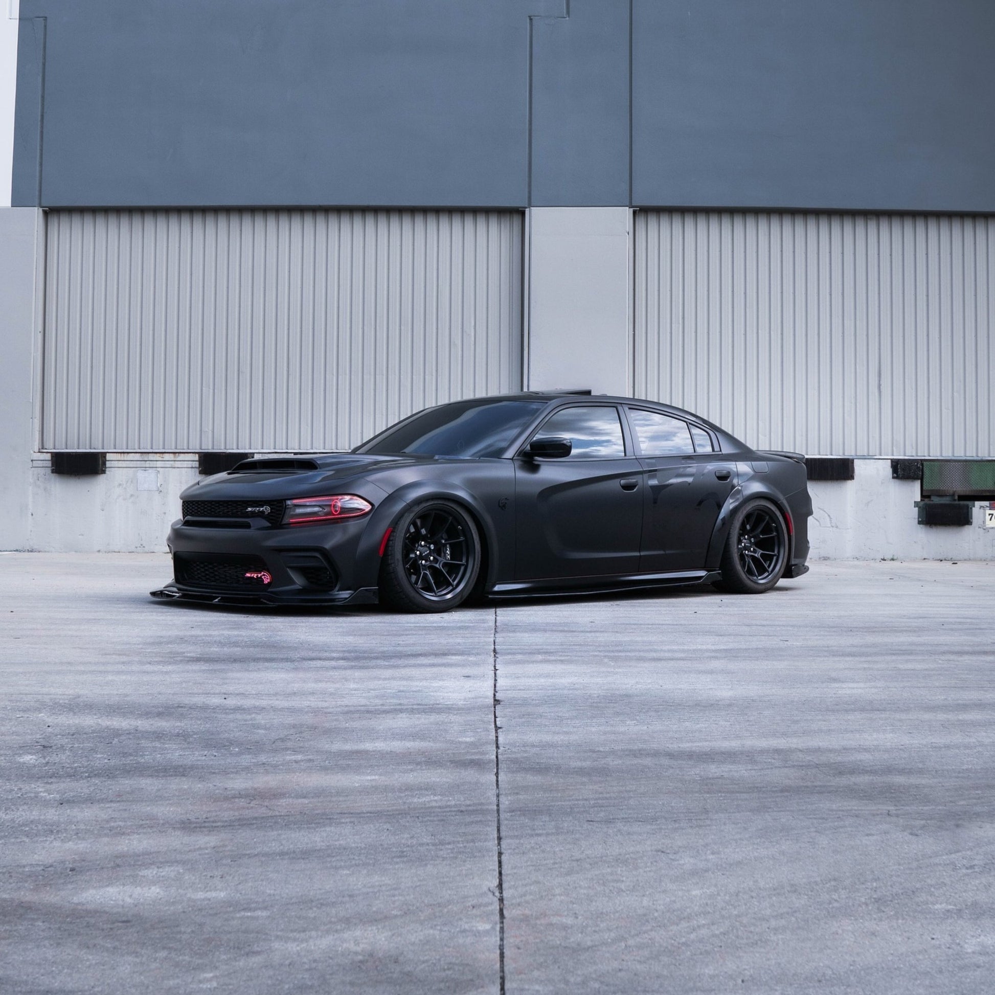 SRT Hellcat LED Emblem Badge: (Multicolor)