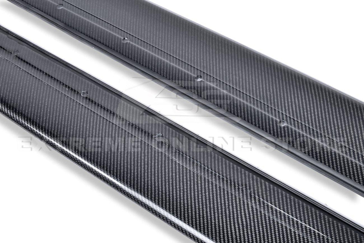 2014-20 BMW F82 M4 Carbon Fiber Side Skirts Rocker Panels
