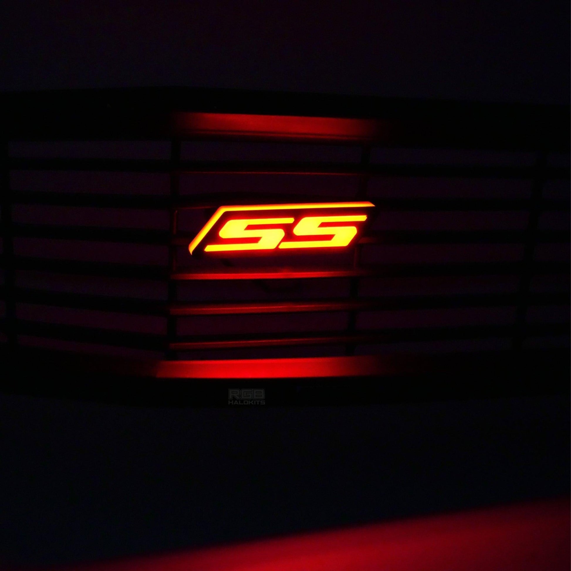 SS LED Emblem Badge: Multicolor Flow (for Chevrolet)