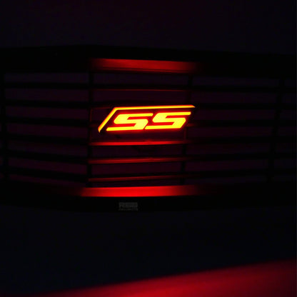 SS LED Emblem Badge: Multicolor Flow (for Chevrolet)