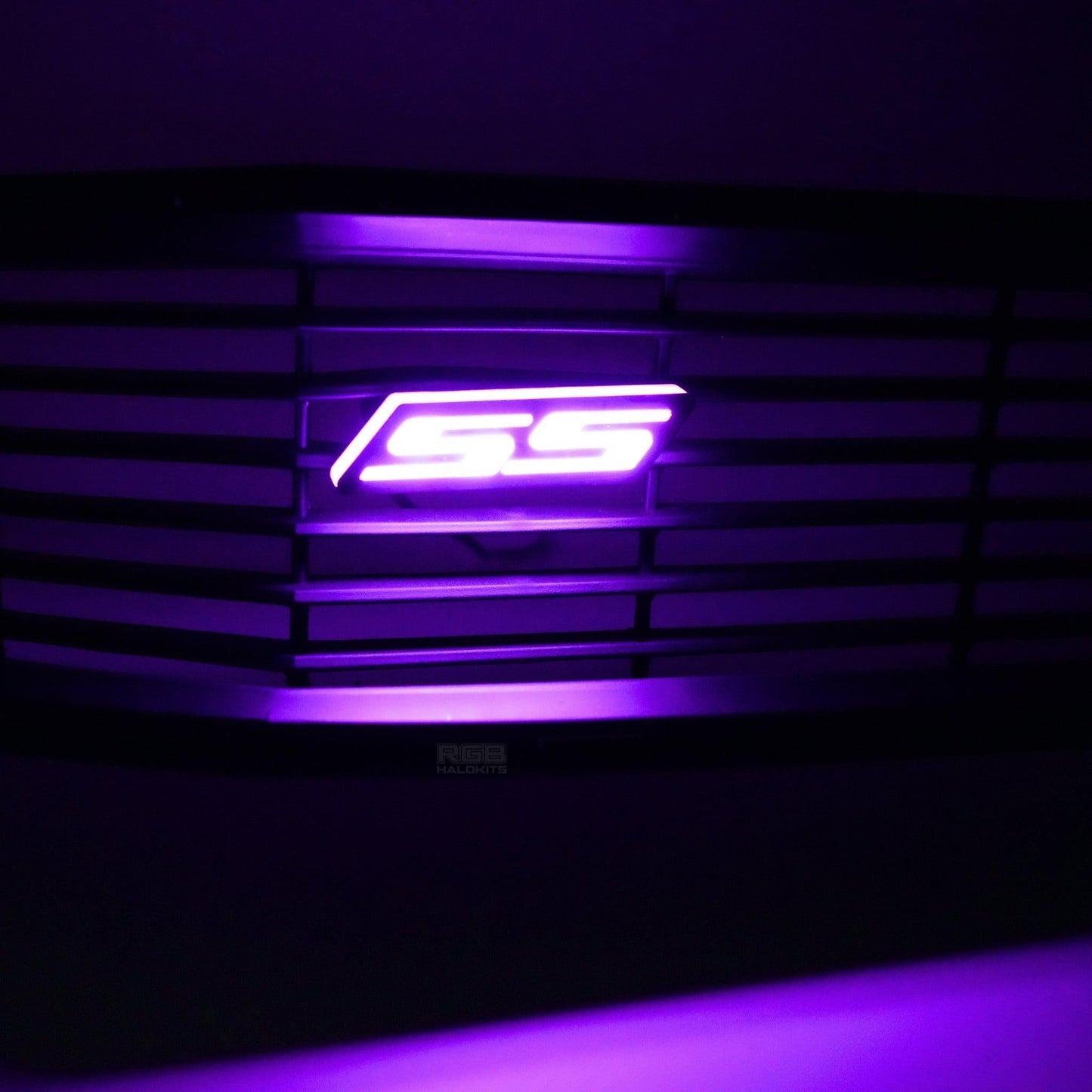 SS LED Emblem Badge: Multicolor Flow (for Chevrolet)