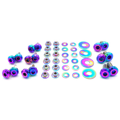 Titanium Hardware RS Hood Kit - Subaru Impreza GC8 (1992-2001)