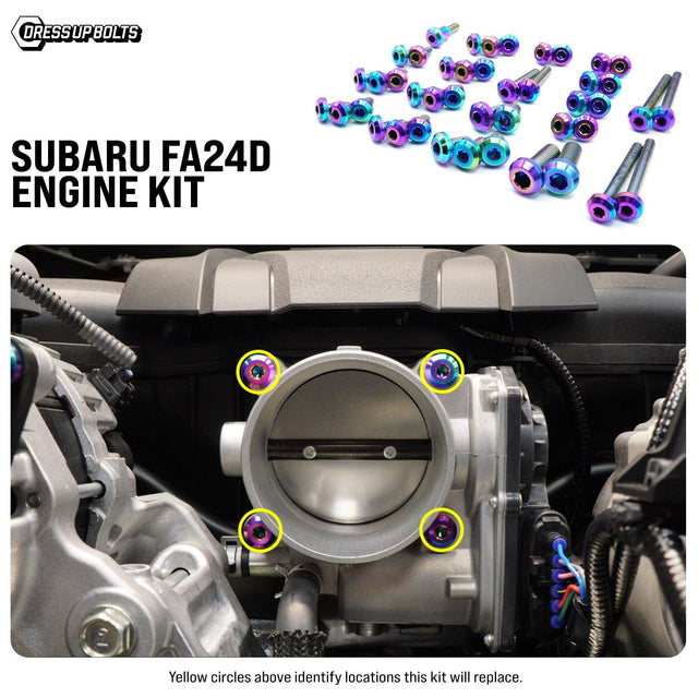 Titanium Hardware Engine Kit - Subaru FA24D Engine