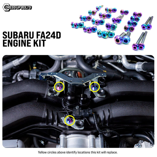 Titanium Hardware Engine Kit - Subaru FA24D Engine