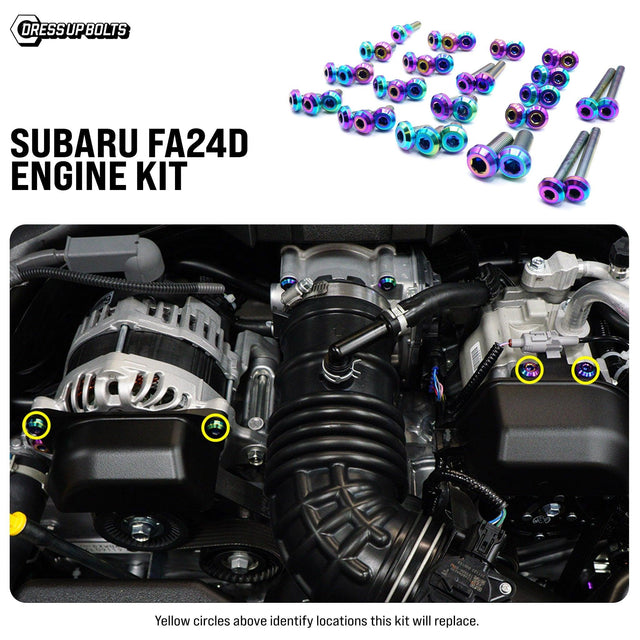 Titanium Hardware Engine Kit - Subaru FA24D Engine