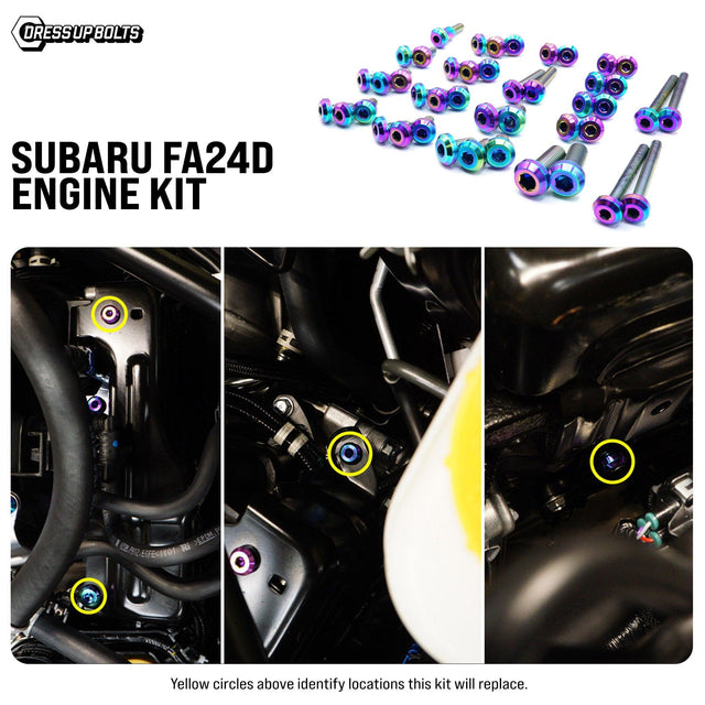 Titanium Hardware Engine Kit - Subaru FA24D Engine